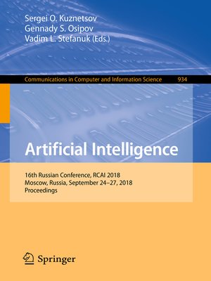 cover image of Artificial Intelligence